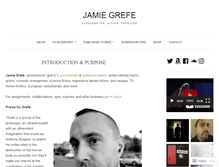 Tablet Screenshot of jamiegrefe.com